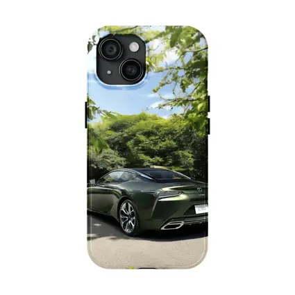 Lexus LC 500 Green Coupe Park Setting