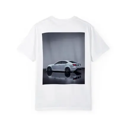 Lexus IS-F White Sedan Studio Shot