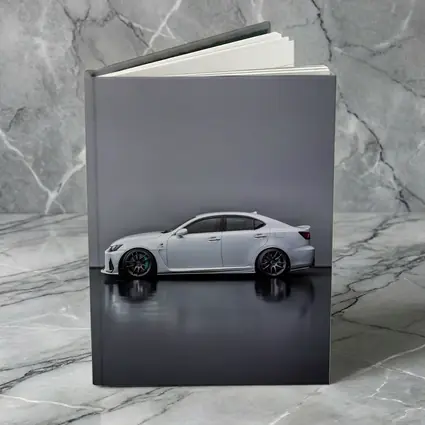 Lexus IS F White Studio Side Profile