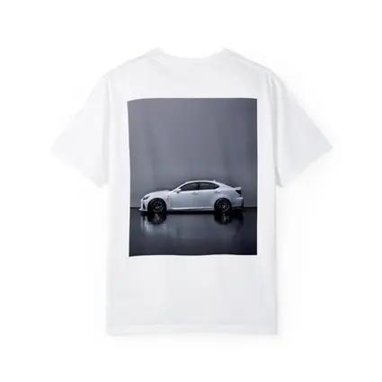 Lexus IS F White Studio Side Profile
