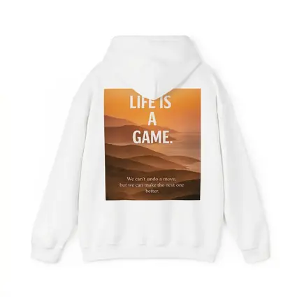 Life Is A Game Motivational Sunset Quote