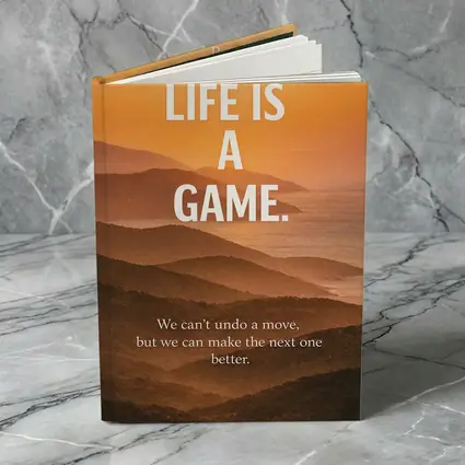 Life Is A Game Motivational Sunset Quote
