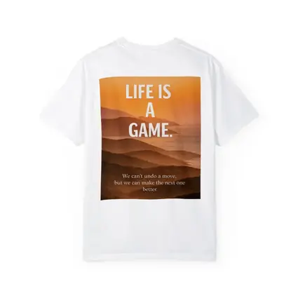 Life Is A Game Motivational Sunset Quote