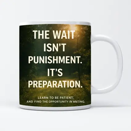The Wait Is Preparation Forest Path Quote