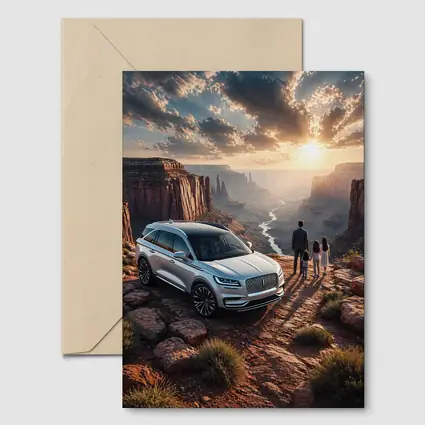 Lincoln Nautilus SUV Canyon Sunset View