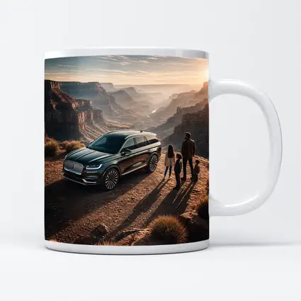 Lincoln Aviator Family Canyon Overlook Sunset