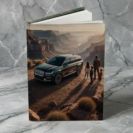 Lincoln Aviator Family Canyon Overlook Sunset