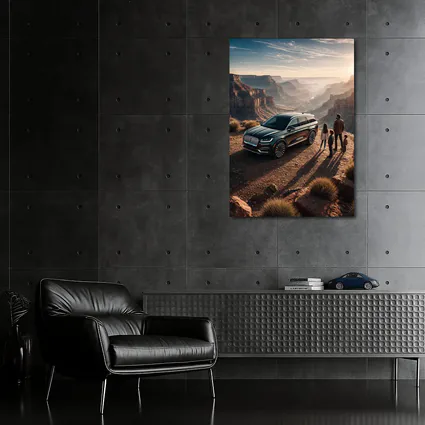 Lincoln Aviator Family Canyon Overlook Sunset