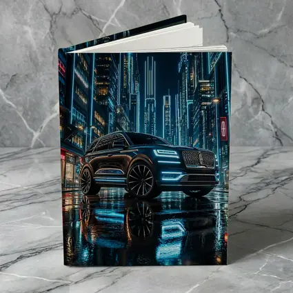Lincoln Navigator Neon City Night Street