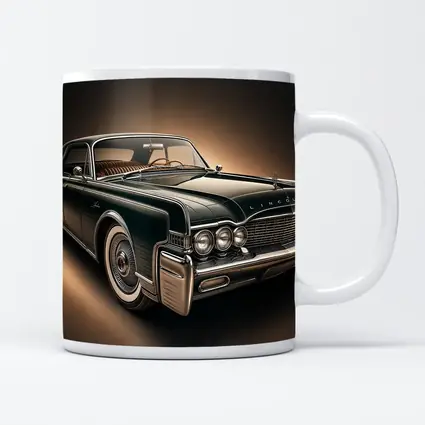 Lincoln Continental Classic Car Dark Background
