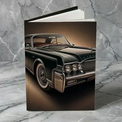 Lincoln Continental Classic Car Dark Background