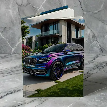 Lincoln Corsair Iridescent Purple Blue Modern Home