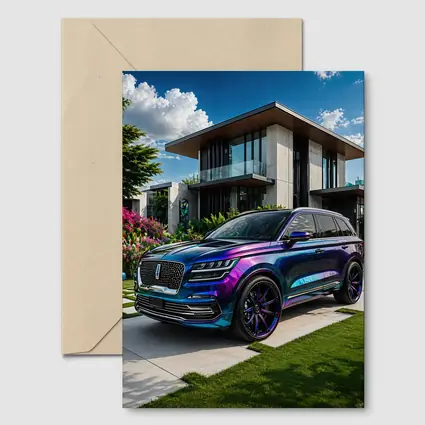 Lincoln Corsair Iridescent Purple Blue Modern Home