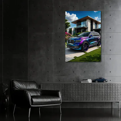 Lincoln Corsair Iridescent Purple Blue Modern Home