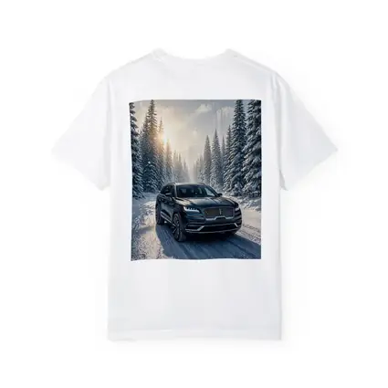 Lincoln Corsair SUV Snowy Winter Forest Drive