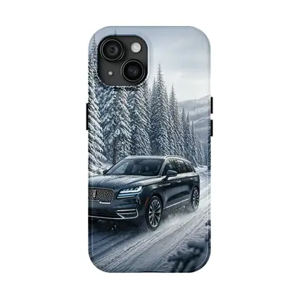 Lincoln Corsair SUV Snowy Forest Drive