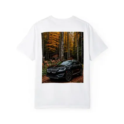 Lincoln MKC Black SUV Autumn Forest