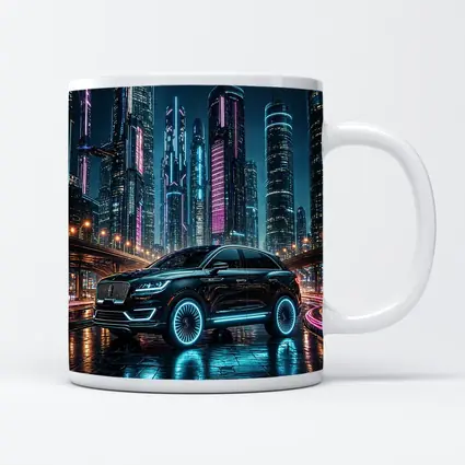Lincoln MKX Neon City Night Drive