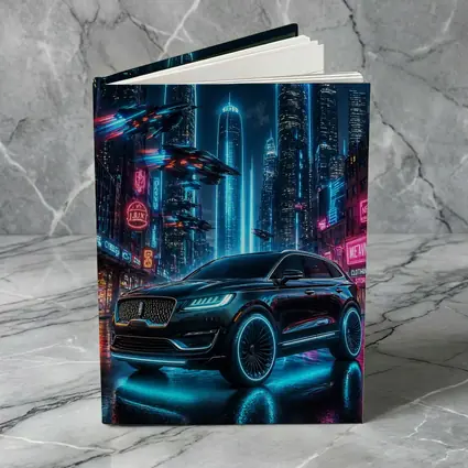 Lincoln MKX Neon Cyberpunk City Night