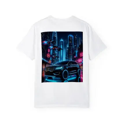 Lincoln MKX Neon Cyberpunk City Night