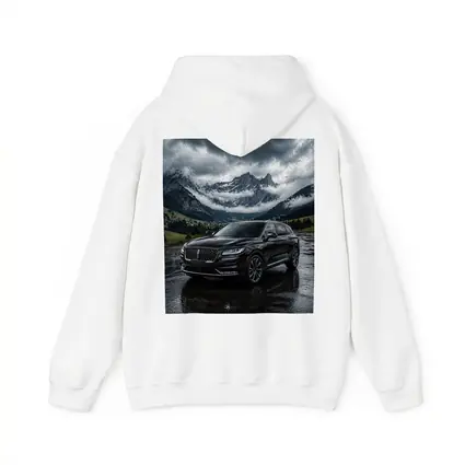 Lincoln Nautilus Black SUV Stormy Mountain Scene