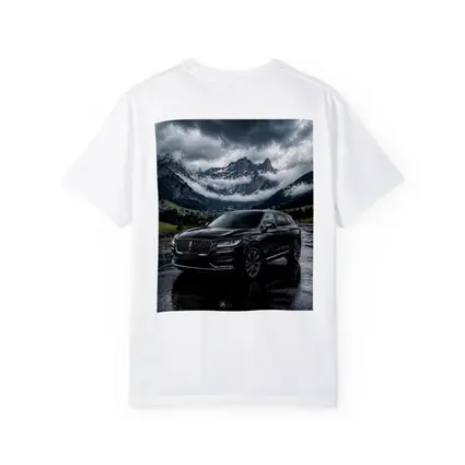 Lincoln Nautilus Black SUV Stormy Mountain Scene