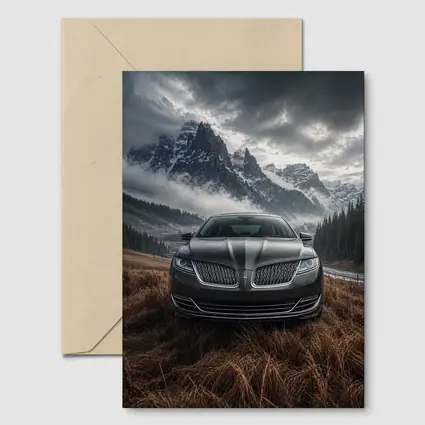 Lincoln MKZ Sedan Misty Mountain Backdrop