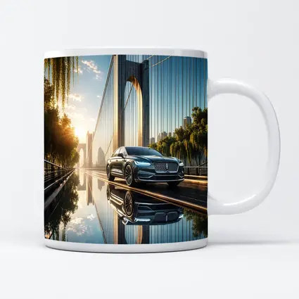 Lincoln Nautilus Luxury Sedan On Bridge
