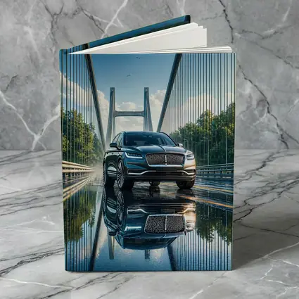 Lincoln Nautilus SUV On Suspension Bridge