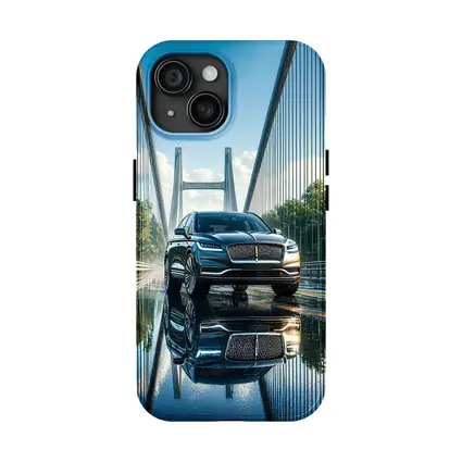 Lincoln Nautilus SUV On Suspension Bridge