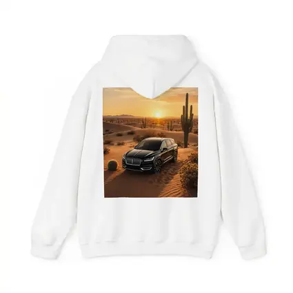 Lincoln Nautilus Black SUV Desert Sunset
