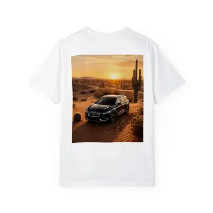 Lincoln Nautilus Black SUV Desert Sunset