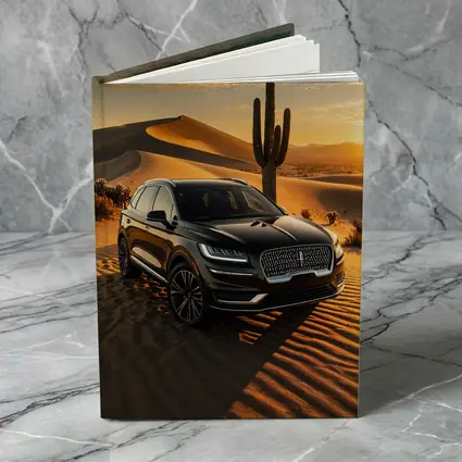 Lincoln Nautilus Black SUV Desert Sunset