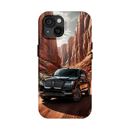 Lincoln Navigator Black SUV Red Canyon