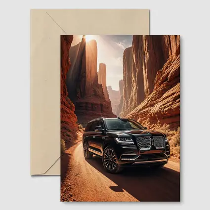 Lincoln Navigator Dark Red Canyon Drive