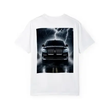 Lincoln Navigator SUV Striking Thunderstorm Night
