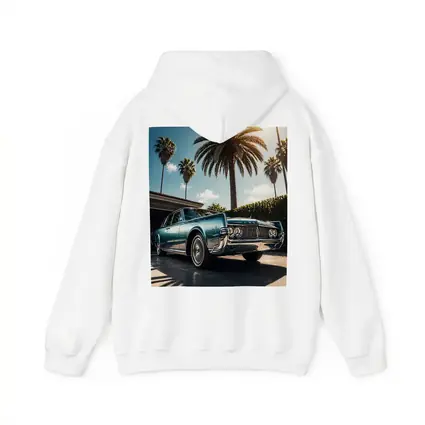 Lincoln Continental Classic Car Palm Trees