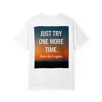 Persistence Quote Sunset Sky Motivational Art
