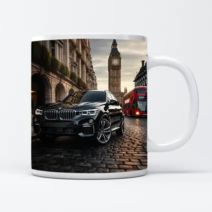 Black BMW X3 Big Ben London Street