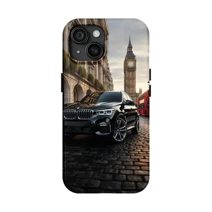 Black BMW X3 Big Ben London Street