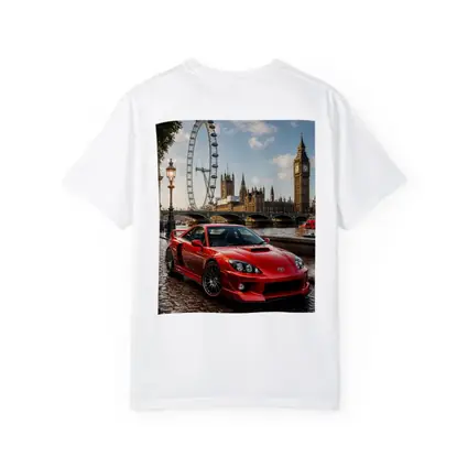 Toyota Celica Red Car London Landmark