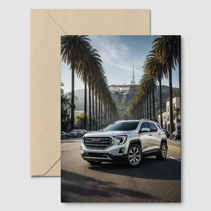 GMC Terrain SUV Hollywood Boulevard Los Angeles