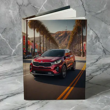 Kia Sorento Cruising Hollywood Boulevard Palm Trees