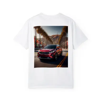Kia Sorento Cruising Hollywood Boulevard Palm Trees