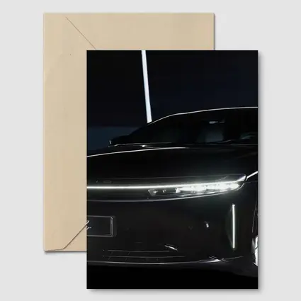 Lucid Air Electric Car Dark Studio