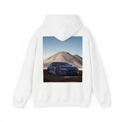 Lucid Air Sedan Desert Mountain Backdrop