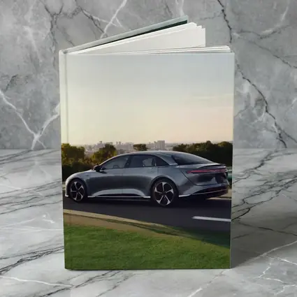 Lucid Air Electric Sedan City Road Drive