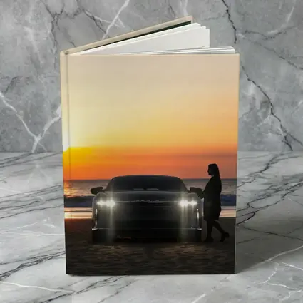 Lucid Air Woman Silhouette Beach Sunset