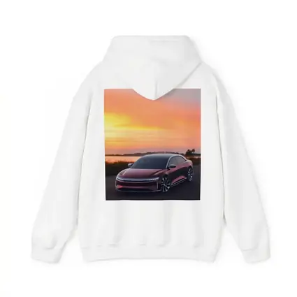 Lucid Air Grand Touring Red Sunset