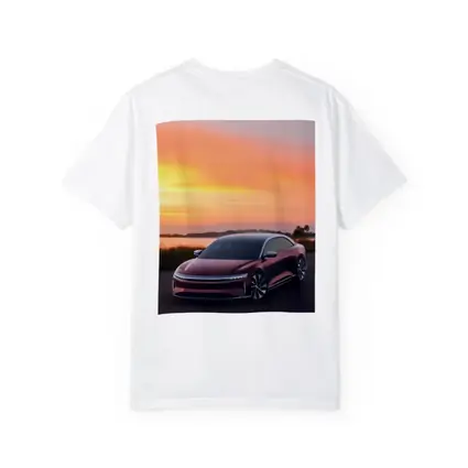 Lucid Air Grand Touring Red Sunset